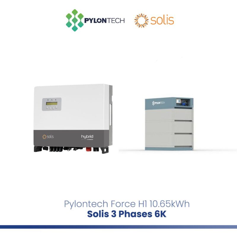 Pylontech 10.65 Solis 6K - Store your own power